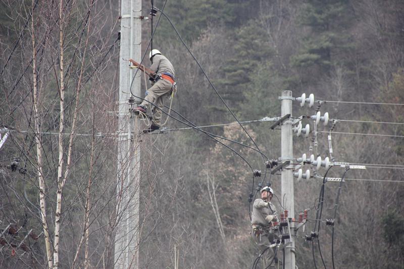 陜西地電留壩供電分公司：實(shí)施農(nóng)石線、索道線分網(wǎng)改造