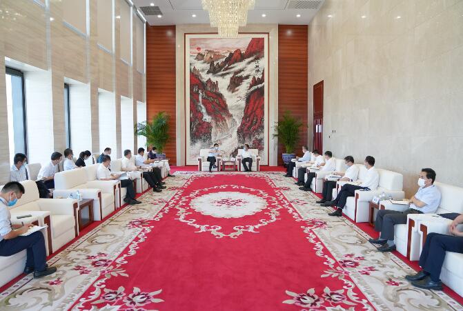 中國能建黨委書記、董事長汪建平會(huì)見陜西省副省長趙剛一行