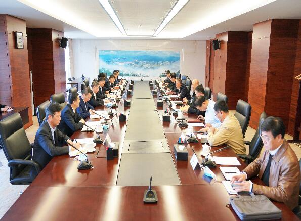 中國能建黨委書記、董事長宋海良拜會三峽集團董事長雷鳴山
