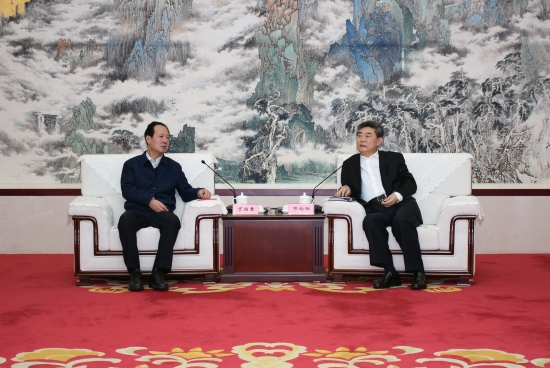 丁焰章拜會(huì)安徽省委常委、常務(wù)副省長(zhǎng)鄧向陽(yáng)