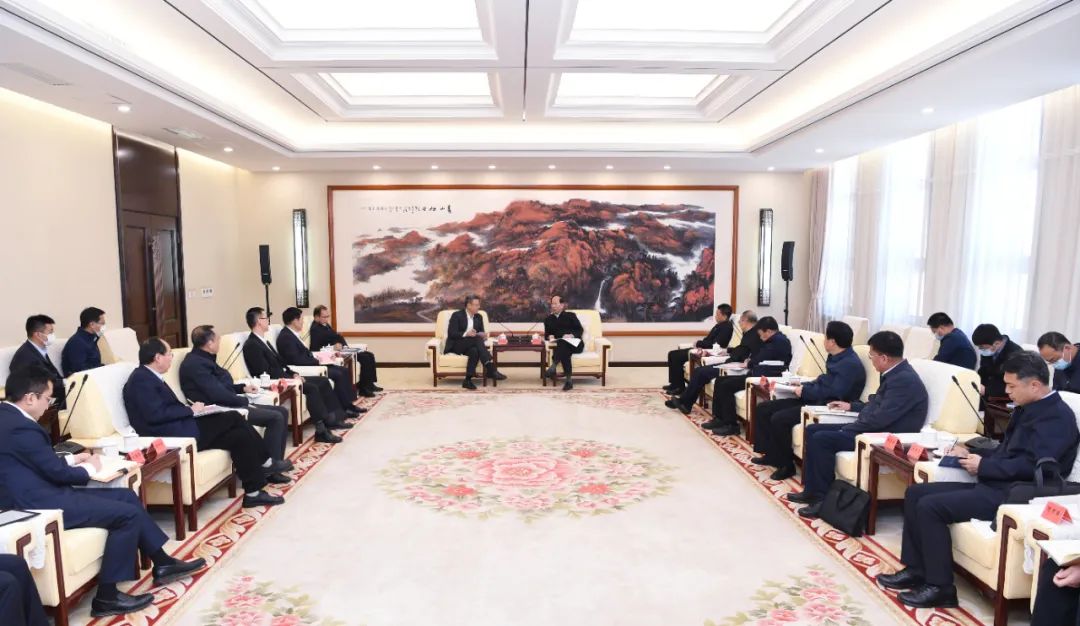 錢智民、江毅拜會內蒙古自治區(qū)黨委書記、人大常委會主任石泰峰