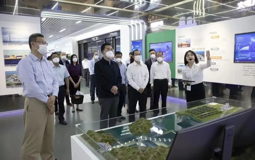 國務院國資委黨委委員、副主任翁杰明到國家電投督導工作