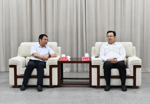 劉源拜會河北省委常委、副省長，雄安新區(qū)黨工委書記、管委會主任張國華