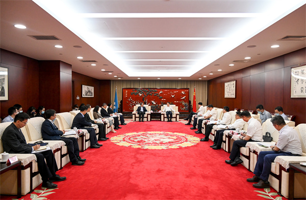 溫樞剛會(huì)見(jiàn)中國(guó)進(jìn)出口銀行黨委書(shū)記、董事長(zhǎng)吳富林