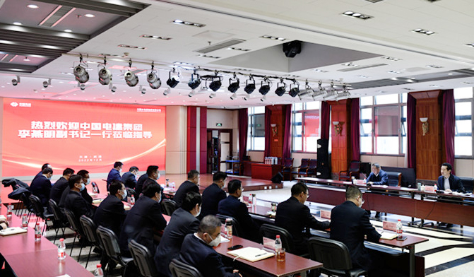 中國電建黨委副書記、董事李燕明到水電基礎(chǔ)局調(diào)研慰問