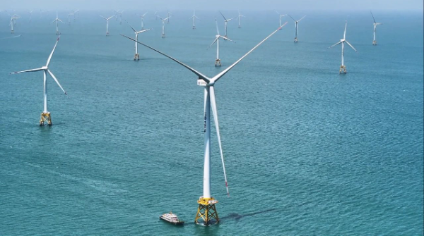 38.41萬千瓦時！全球首臺16兆瓦海上風機創(chuàng)單機日發(fā)電量新紀錄
