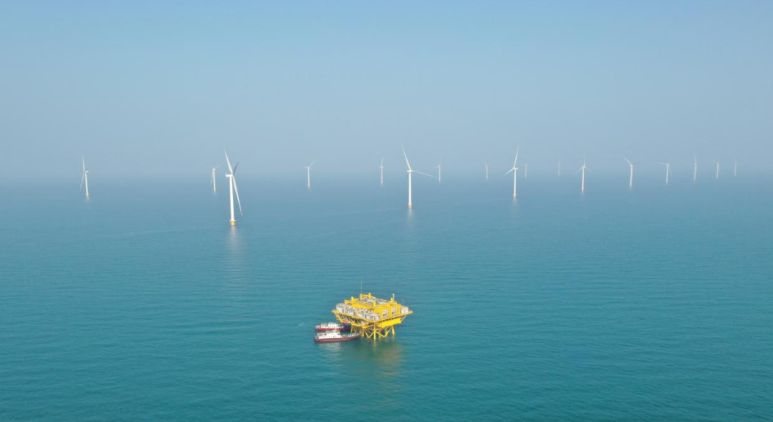山東首個百萬千瓦級海風基地！國家電投半島南U1一期并網發(fā)電