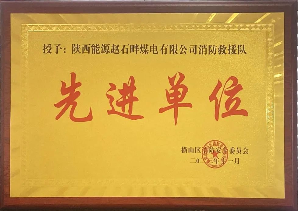 優(yōu)秀！再續(xù)輝煌！陜投集團(tuán)趙石畔煤電消防工作又獲表彰
