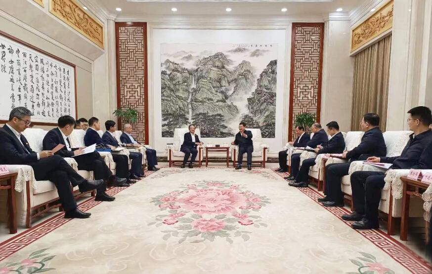 吳云拜會(huì)湖北省政府副省長、黨組成員盛閱春