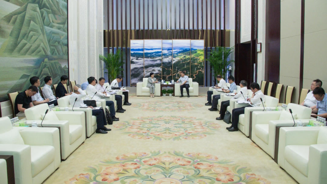 國家電投黨組書記、董事長劉明勝會見江蘇省委常委、南京市委書記韓立明