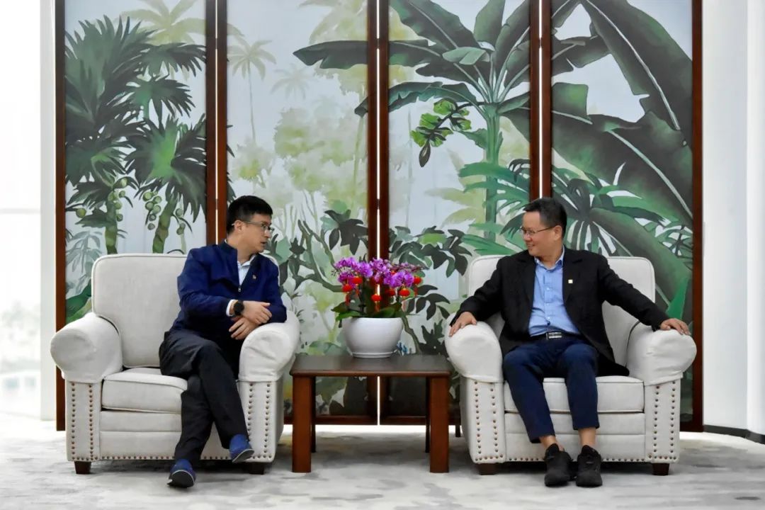 國(guó)電投海南公司黨委副書記、總經(jīng)理劉波濤拜訪大唐海南公司黨委書記、董事長(zhǎng)王俊啟