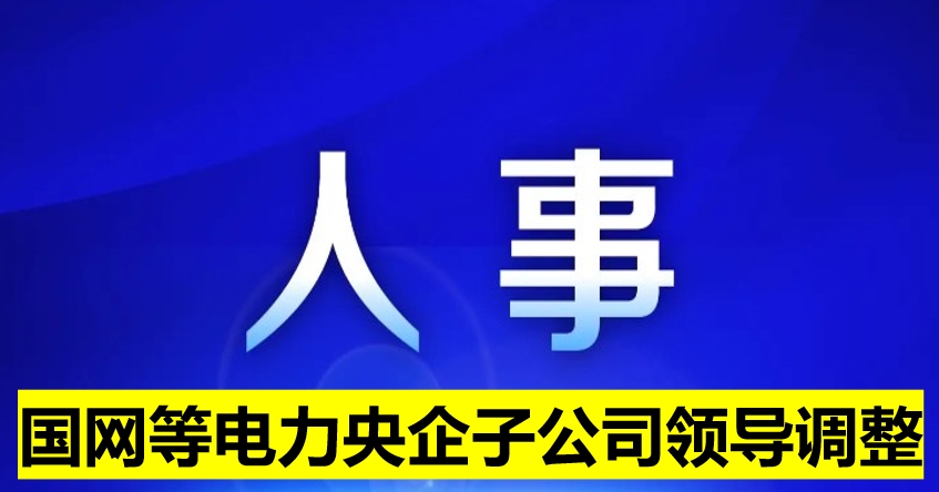 國網(wǎng)等電力央企子公司領導調(diào)整